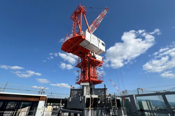 タワークレーン　最終フロアクライミング完了！！